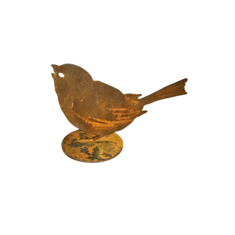 Sparrow Stand Garden Art
