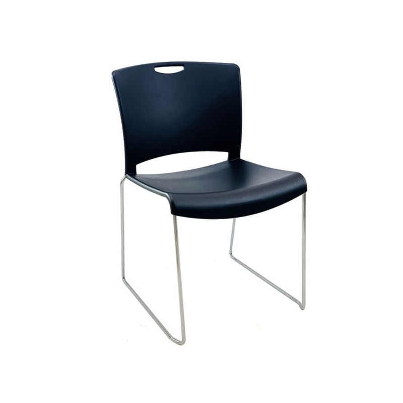STARLIGHT Navy Blue AFRDI Stacking Visitor School Cafe Chair