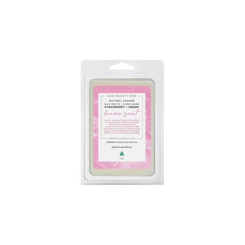Strawberries + Cream Natural Colour Wax Melt