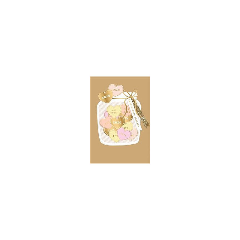 Sweethearts Forever Greeting Card Heart of Gold