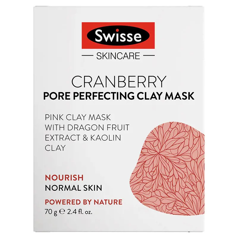 Swisse Cranberry Pore Perfecting Clay Mask 70g