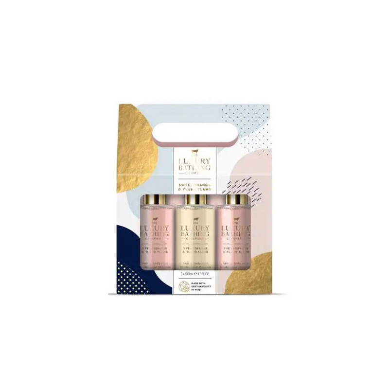 The Luxury Bathing Co Sweet Orange & Ylang Ylang Trio of Body Mists