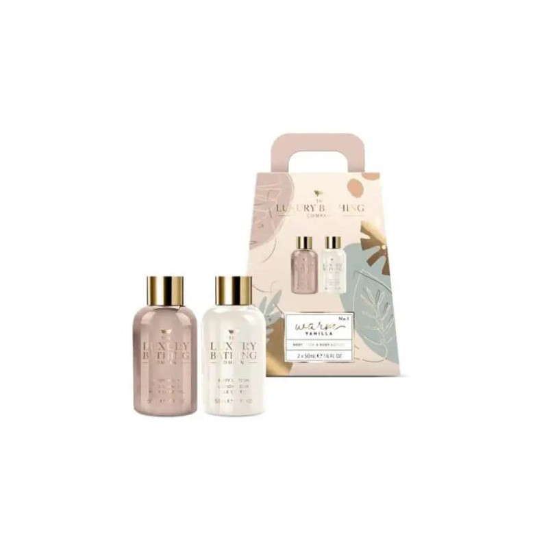 The Luxury Bathing Co Warm Vanilla Mini Body Duo