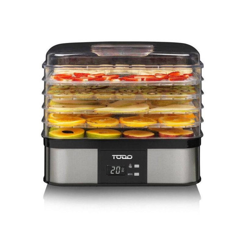 TODO 250W Stainless Steel Food Dehydrator Preserve Yogurt Fruit Dryer Jerky Maker
