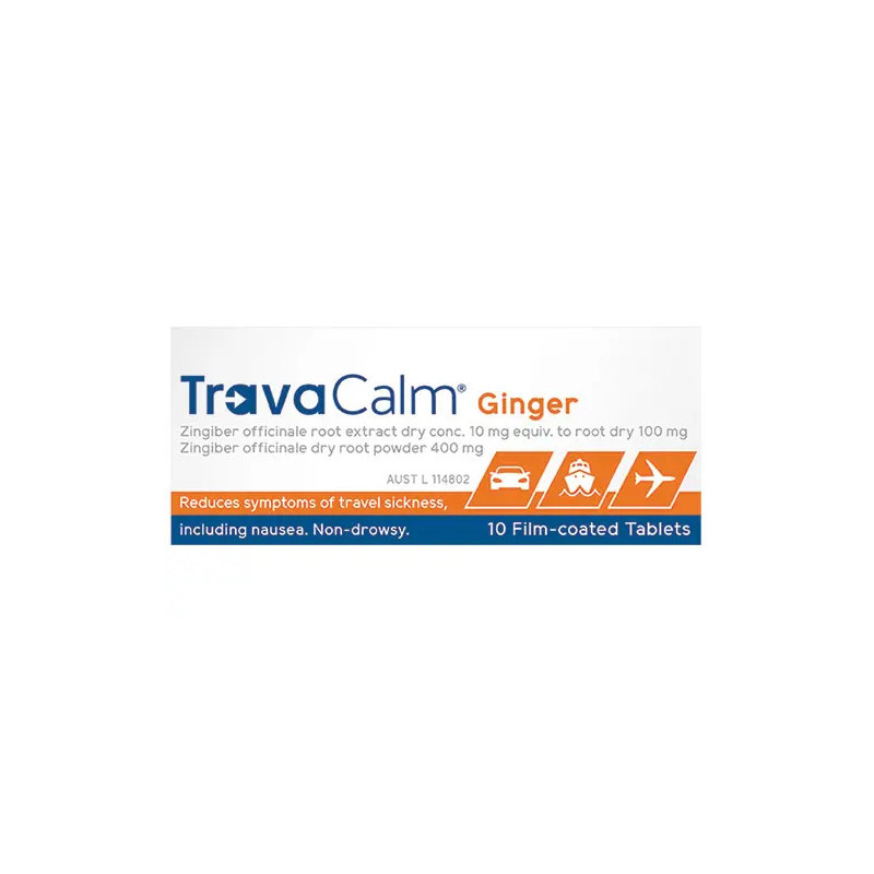 Travacalm Ginger 10 Tablets