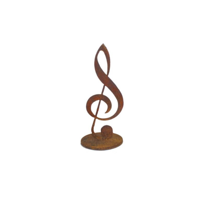 Treble Clef Music Note Stand Garden Art
