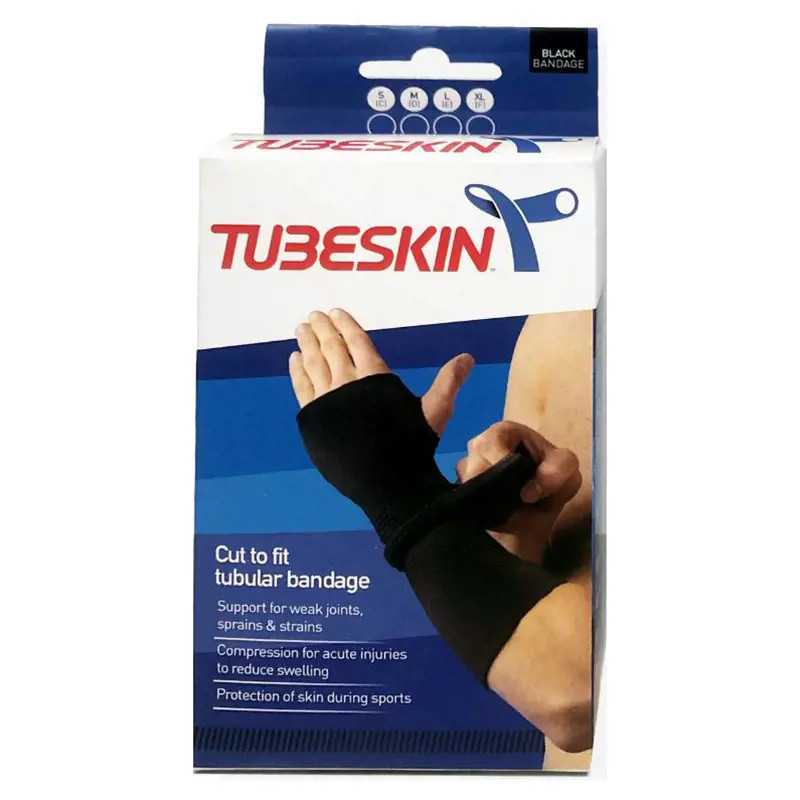 Tubeskin Tubular Bandage Black Extra Large