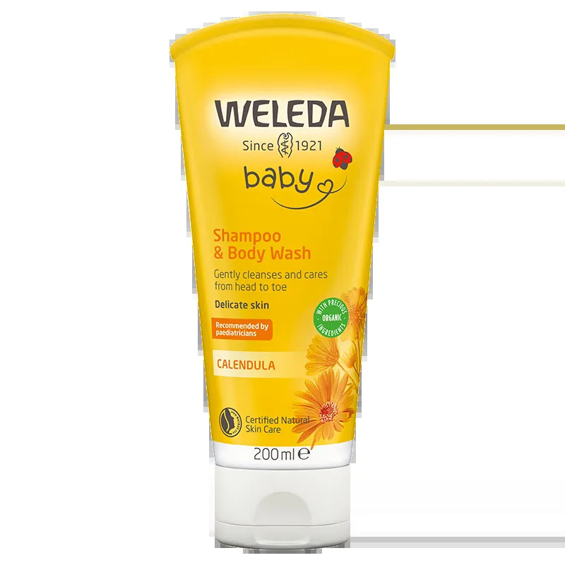 Weleda Calendula Shampoo & Body Wash 200ml