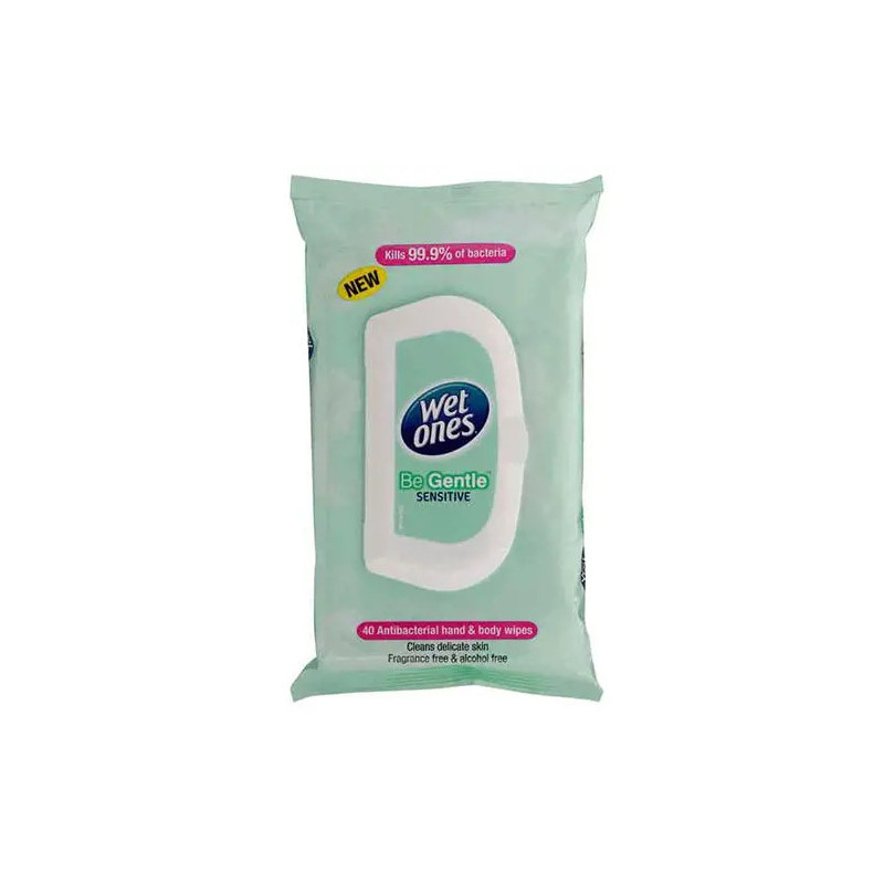 Wet Ones Be Gentle Wipes 40 Pack