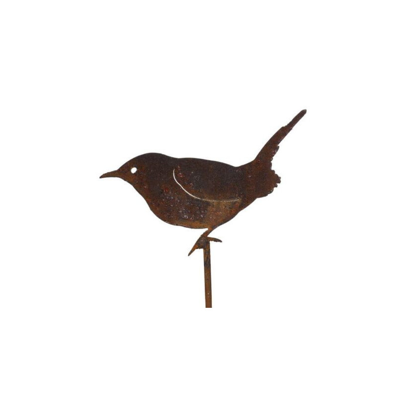 Wren Garden Stake Garden Art