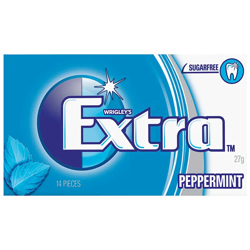 Wrigley's Extra Sugarfree Gum Peppermint 27g