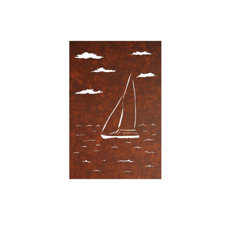Yacht Panel Metal Garden Wall Art 1