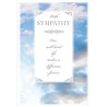 Blue Sky and Clouds around text Greeting Card