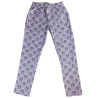 Amethyst Abstract Cotton Lounge Pant - Purple/White