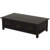 CT 6 Drawer Straight Leg Coffee Table