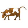 Cow Two Magnet Garden Art