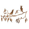 Cockatoo on Gum Branch Wall Art