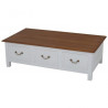CT 6 Drawer Straight Leg Coffee Table