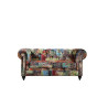 BT Patchwork Chesterfield 2 Seater Sofa