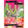Allama You Greeting Card Comic
