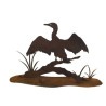 Cormorant Stand Garden Art