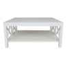 DA Catalina Crossed White Coffee Table
