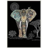 Decorative Elephant Greeting Card Jewels