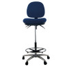 DAZE Medium Back Chrome Base Drafting Office Chair