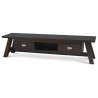 CT Japanese 2 Drawer Entertainment Unit