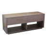CT Oscar 2 Drawer Entertainment Unit (Latte)