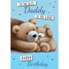 Daddy Bear Hugs Greeting Card