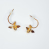 18K Gold Plated Busy Bee Earrings