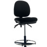 DAZE Medium Back Wide Seat Drafting Office Chair