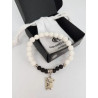 CUTE AND CUDDLY Black and White Lava Stone bracelet