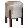 CT UFO Goat Leather Ottoman