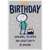 Comic Charming Talented and Great Fun Greeting Card Comic