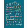 Dark Skies Greeting Card Care