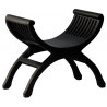 CT 1 Seater bedroom bench Stool in Black