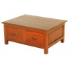 CT 4 Drawer Straight Leg Coffee Table