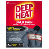 Deep Heat Odourless Back Patches Extra Large 2 Pack