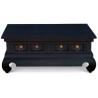 CT 4 Drawer Opium Leg Coffee Table 100 x 80cm