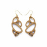 'Dew drops' dangle earrings