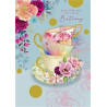 Afternoon Tea Greeting Card La Fleur Boutique