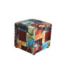 BT Belmont Ottoman Digital Patchwork – Multi Colour
